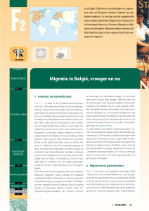Migratie in België, vroeger en nu