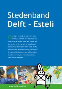 brochure - Stedenband Delft