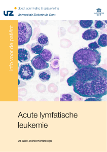 Acute lymfatische leukemie