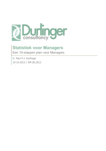 Statistiek voor Managers