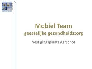 Mobiel Team geestelijke gezondheidszorg Vestigingsplaats Aarschot