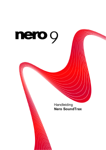 Handleiding Nero SoundTrax