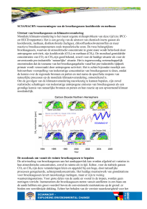 SCIAMACHY-waarnemingen van de broeikasgassen kooldioxide en