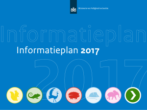 Informatieplan 2017 Informatieplan 2017