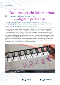 Toekomstgericht laboratorium met digitale pathologie