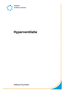 Hyperventilatie - Máxima Medisch Centrum