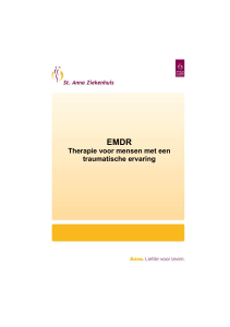 003 EMDR, therapie voor mensen met een traumatische ervaring