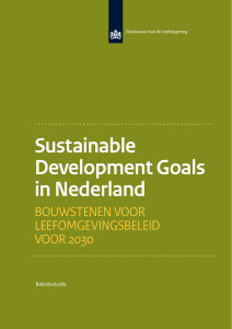 Sustainable Development Goals in Nederland