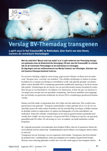 Verslag BV-Themadag transgenen