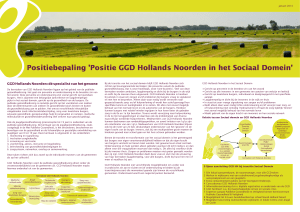 Positie GGD Hollands Noorden in het Sociaal Domein