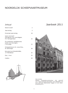 NOORDELIJK SCHEEPVAARTMUSEUM Jaarboek 2011