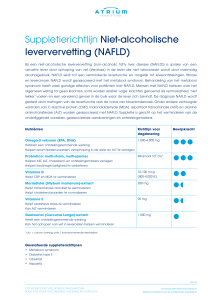 Niet-alcoholische leververvetting (NAFLD)