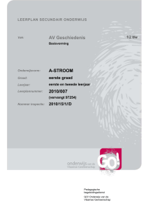 AV Geschiedenis A-STROOM 2010/007 - GO! Pro