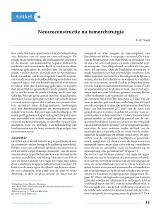 Artikel Neusreconstructie na tumorchirurgie