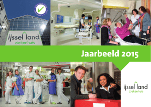 Jaarbeeld 2015 - IJsselland Ziekenhuis