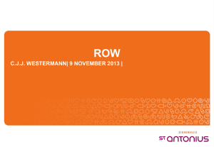 row cjj westermann| 9 november 2013