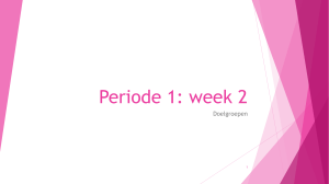 Periode 1: week 2
