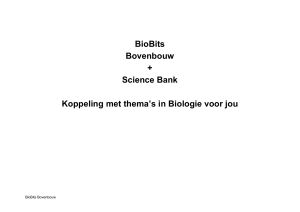 BioBits Bovenbouw gesorteerd op nummer