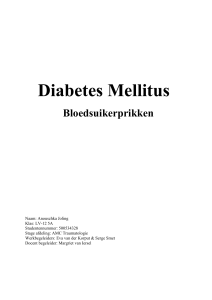 Diabetes Mellitus type 1 en 2