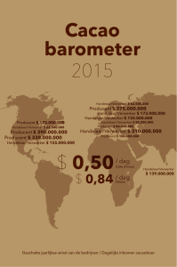 Cacao barometer 2015 $ 0,50