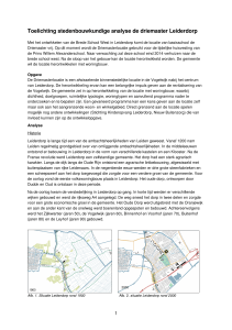 Toelichting stedenbouwkundige analyse de driemaster Leiderdorp