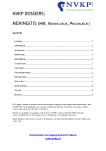 meningitis - Nederlandse Vereniging Kritisch Prikken