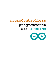 microControllers programmeren met ARDUINO