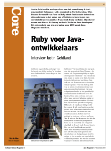 Ruby voor Java- ontwikkelaars