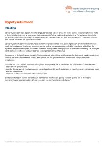 Hypofysetumoren - Nederlandse Vereniging voor Neurochirurgie