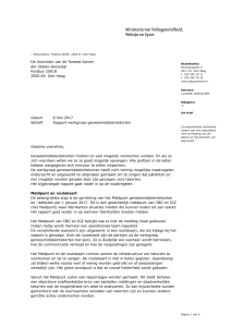 Brief staatssecretaris Van Rijn