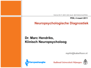 Neuropsychologisch onderzoek