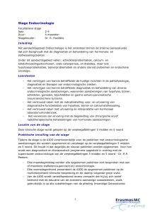 Stage Endocrinologie - Interne Geneeskunde Rotterdam