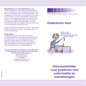Diabetische Voet Informatiefolder voor patiënten