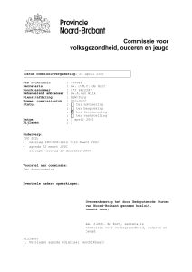 (Standaard) Commissie voorbladen griffi - Provincie Noord