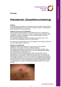 Hidradenitis (Zweetklierontsteking)