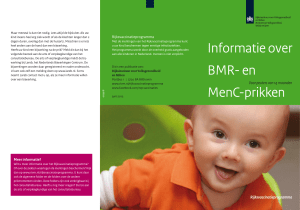 Informatie over BMR- en MenC-prikken