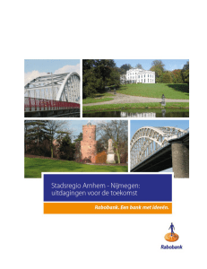 Stadsregio Arnhem-Nijmegen (rapport)