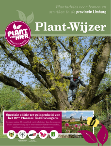 Plant-Wijzer - Vereniging Vlaamse Provincies