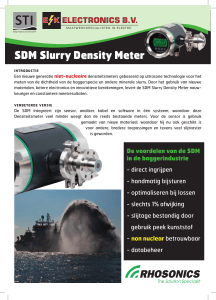 SDM Slurry Density Meter