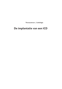 De implantatie van een ICD