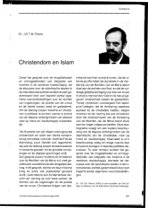 , Christendom en Islam