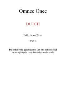 PDF Omnec Onec Dutch I De onbekende geschiedenis