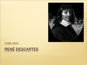René Descartes - Werk Armoede Weg