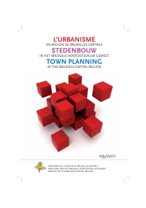 l`urbanisme stedenbouw town planning