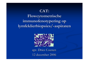 CAT: Flowcytometische immunofenotypering van