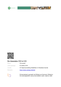 De klassieke OS hv123 | PDF-versie