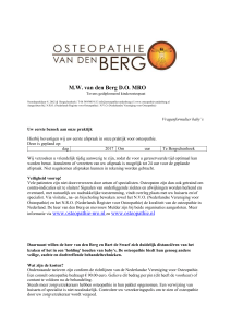 DOWNLOAD Intakeformulier baby Maarten van den Berg
