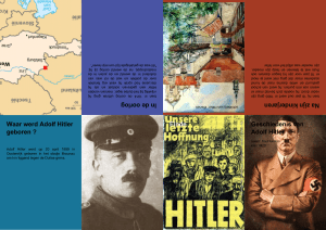 Geschiedenis van Adolf Hitler Waar werd Adolf Hitler geboren ? Na