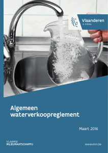Algemeen waterverkoopreglement