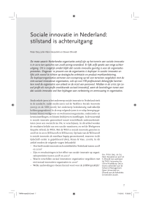 Sociale innovatie in Nederland: stilstand is achteruitgang